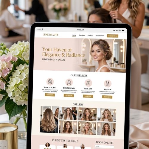 Salon_website_design_on_tablet_202606191420 Salon_website_design_on_tablet_202606191420